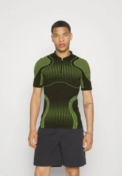 YOURTURN Unisex - Polo Shirt - Black/Green