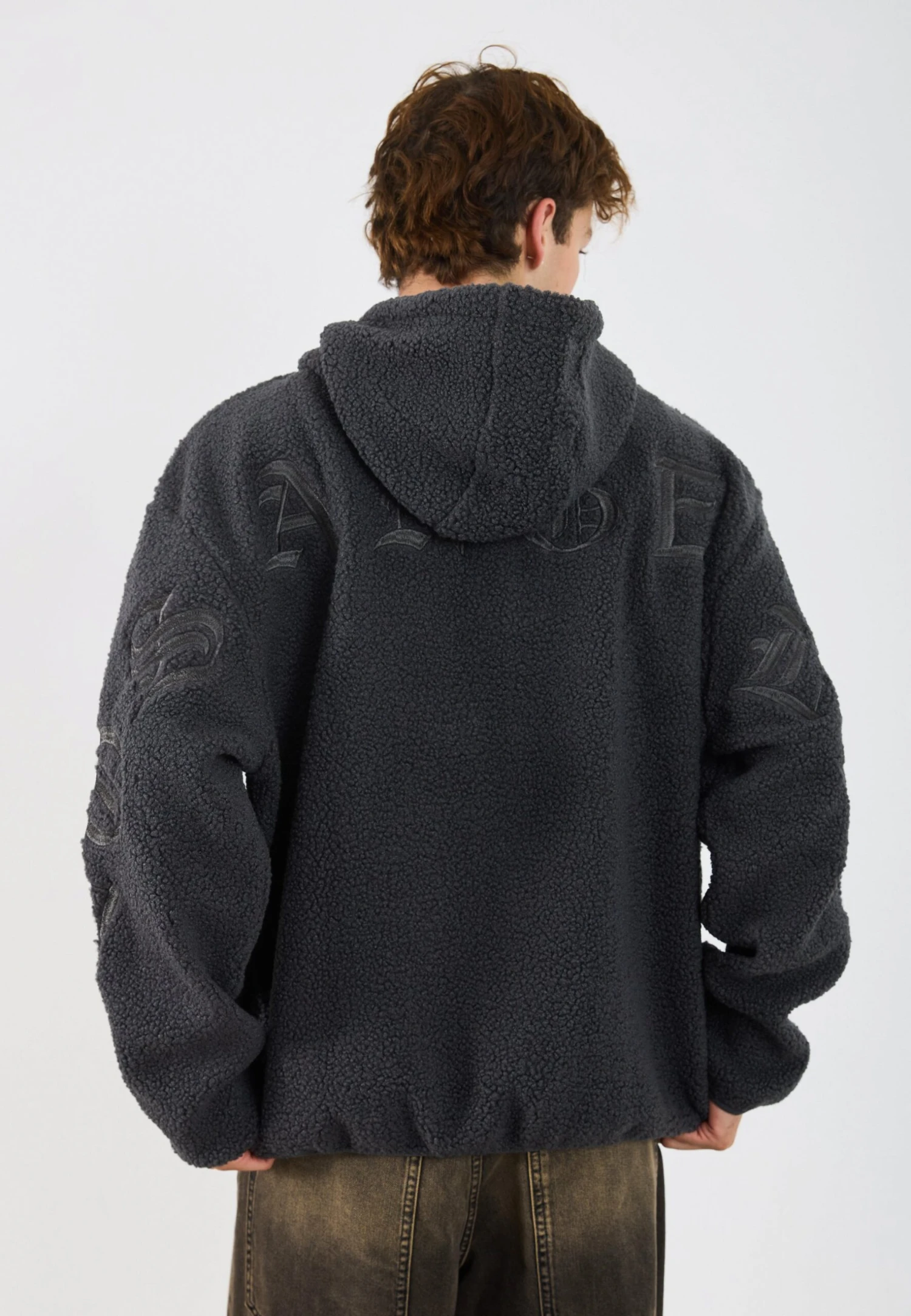 YOURTURN TEDDY JACKET UNISEX - Fleece Jacket - Forged Iron 7 YOURTURN TEDDY JACKET UNISEX - Fleece Jacket - Forged Iron - Image 5