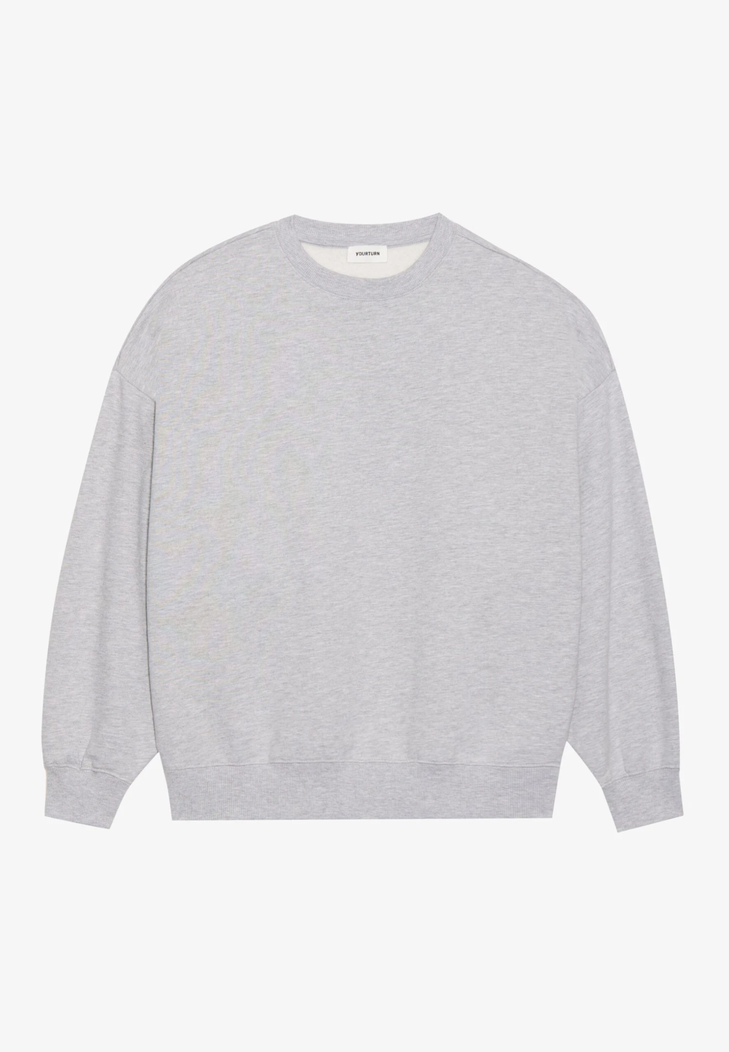 YOURTURN OVERSIZE BASIC CREWNECK UNISEX - Sweatshirt - True Black 10 YOURTURN OVERSIZE BASIC CREWNECK UNISEX - Sweatshirt - True Black - Image 8