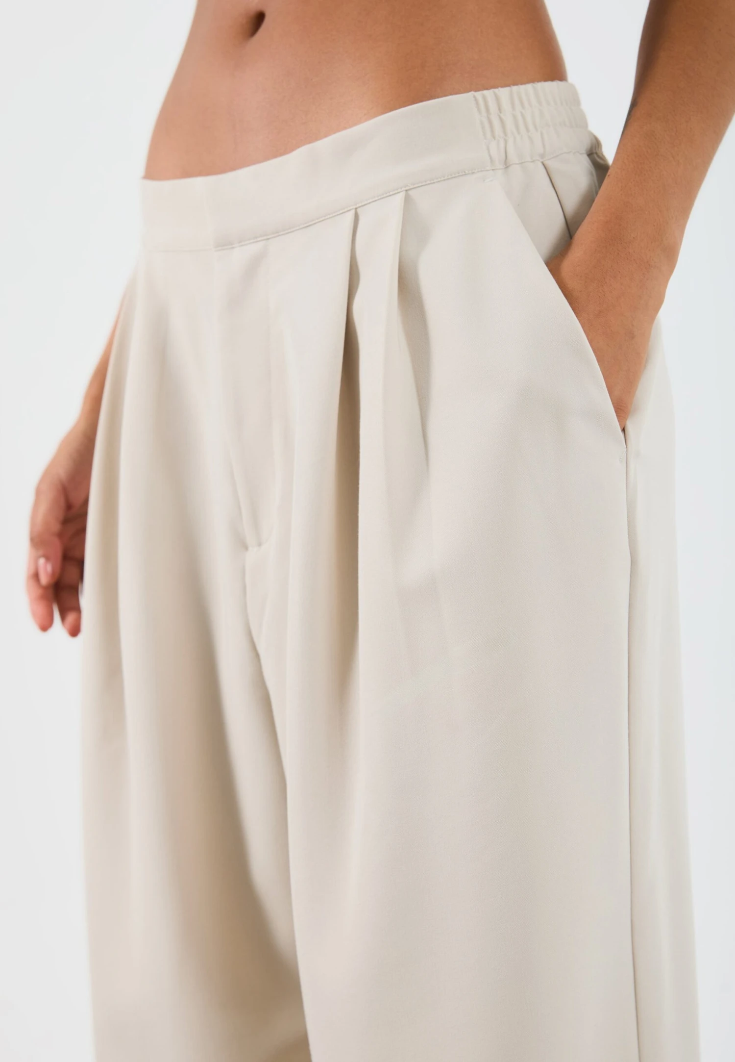 YOURTURN UNISEX - Trousers - Stone 9 YOURTURN UNISEX - Trousers - Stone - Image 7