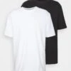YOURTURN 2 Pack Unisex - Basic T-Shirt - Black/White -Yourturn Shop b383217157c14aa8bd1cb759b42b8d88