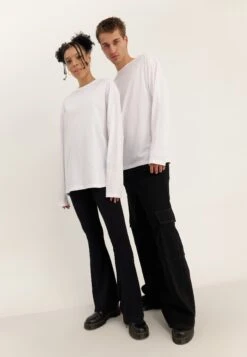 YOURTURN UNISEX 3 PACK - Long Sleeved Top - White/black/dark Grey