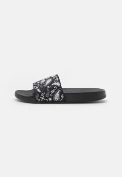 YOURTURN Unisex - Pool Slides - Black