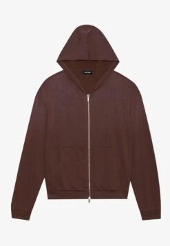 YOURTURN UNISEX - Zip-up Sweatshirt - 19-1118 Tcx Chestnut -Yourturn Shop b7fa1ca44d7945b78e629d465b07ebc7