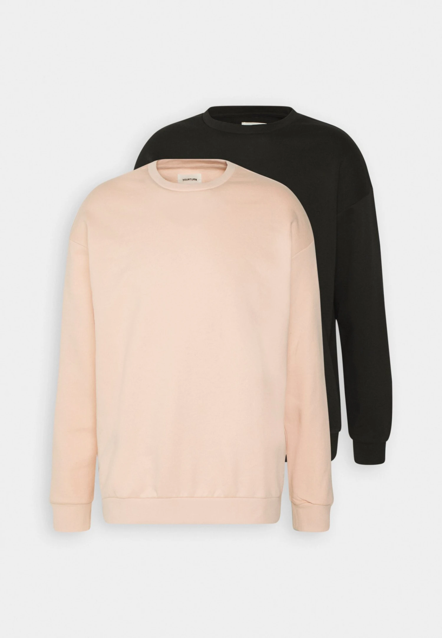 YOURTURN Unisex 2 Pack - Sweatshirt - Black/Pink 7 YOURTURN Unisex 2 Pack - Sweatshirt - Black/Pink - Image 5