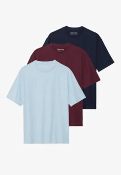 YOURTURN UNISEX 3 PACK BASIC OVERSIZED T-SHIRT - Basic T-shirt - Dark Blue/light Blue/bordeaux 27 YOURTURN UNISEX 3 PACK BASIC OVERSIZED T-SHIRT - Basic T-shirt - Dark Blue/light Blue/bordeaux -Yourturn Shop be0aa7adb3954602bf5a333b6a430f2a