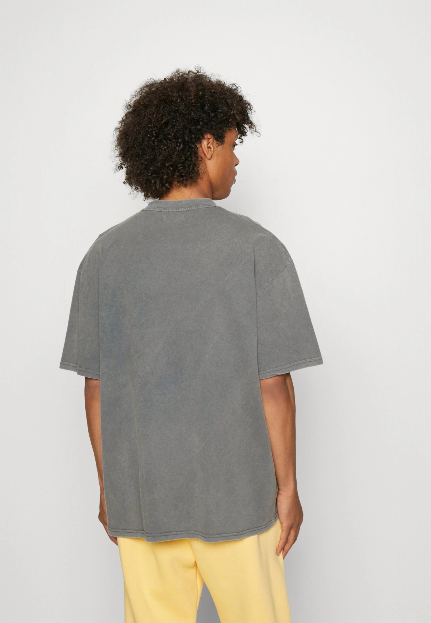 YOURTURN Nevada Wash Graphic Tee Washed - Print T-Shirt - Charcoal 5 YOURTURN Nevada Wash Graphic Tee Washed - Print T-Shirt - Charcoal - Image 3