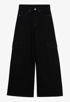 YOURTURN Unisex - Relaxed Fit Jeans - Black Denim -Yourturn Shop c1b77c9a2a764adcb52ae9988078ec2f