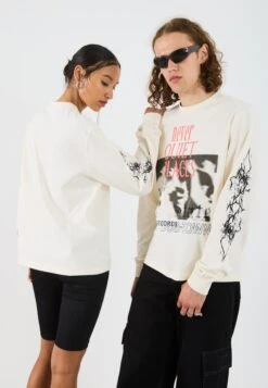YOURTURN UNISEX - Long Sleeved Top - White