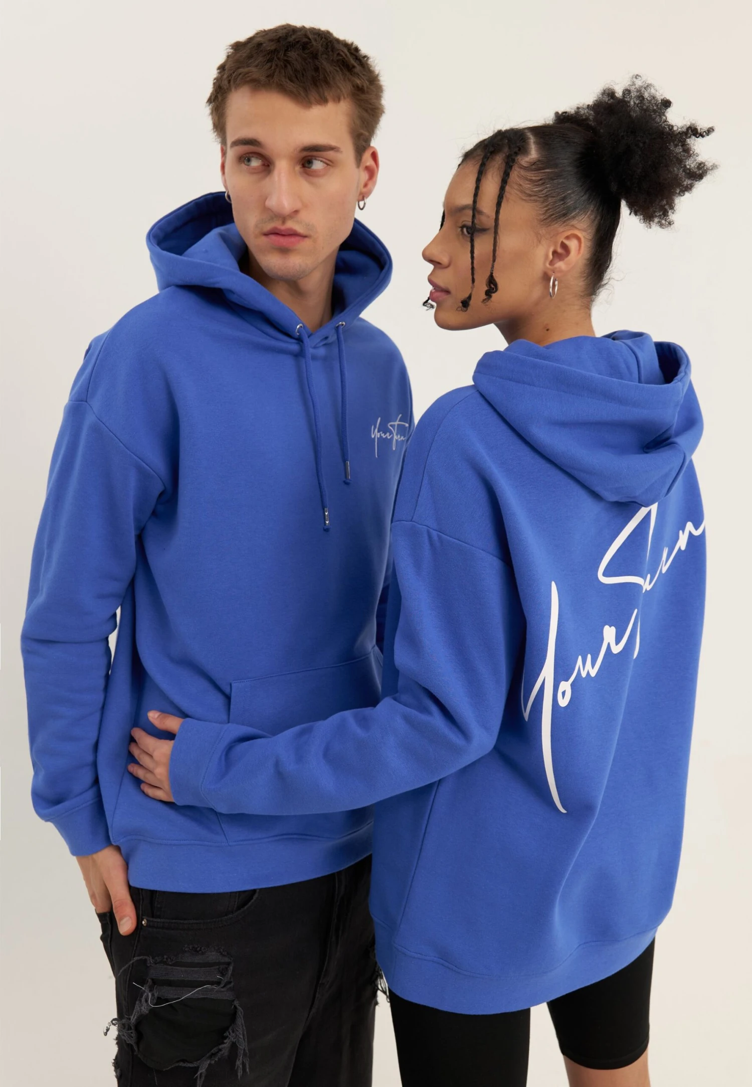 YOURTURN UNISEX - Sweatshirt - Blue 3 YOURTURN UNISEX - Sweatshirt - Blue