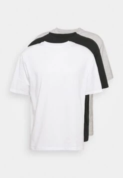 YOURTURN 3Pack Unisex - Basic T-Shirt - Black/Light Grey/White -Yourturn Shop c411850a0b8a439bac75b0aaae65510a