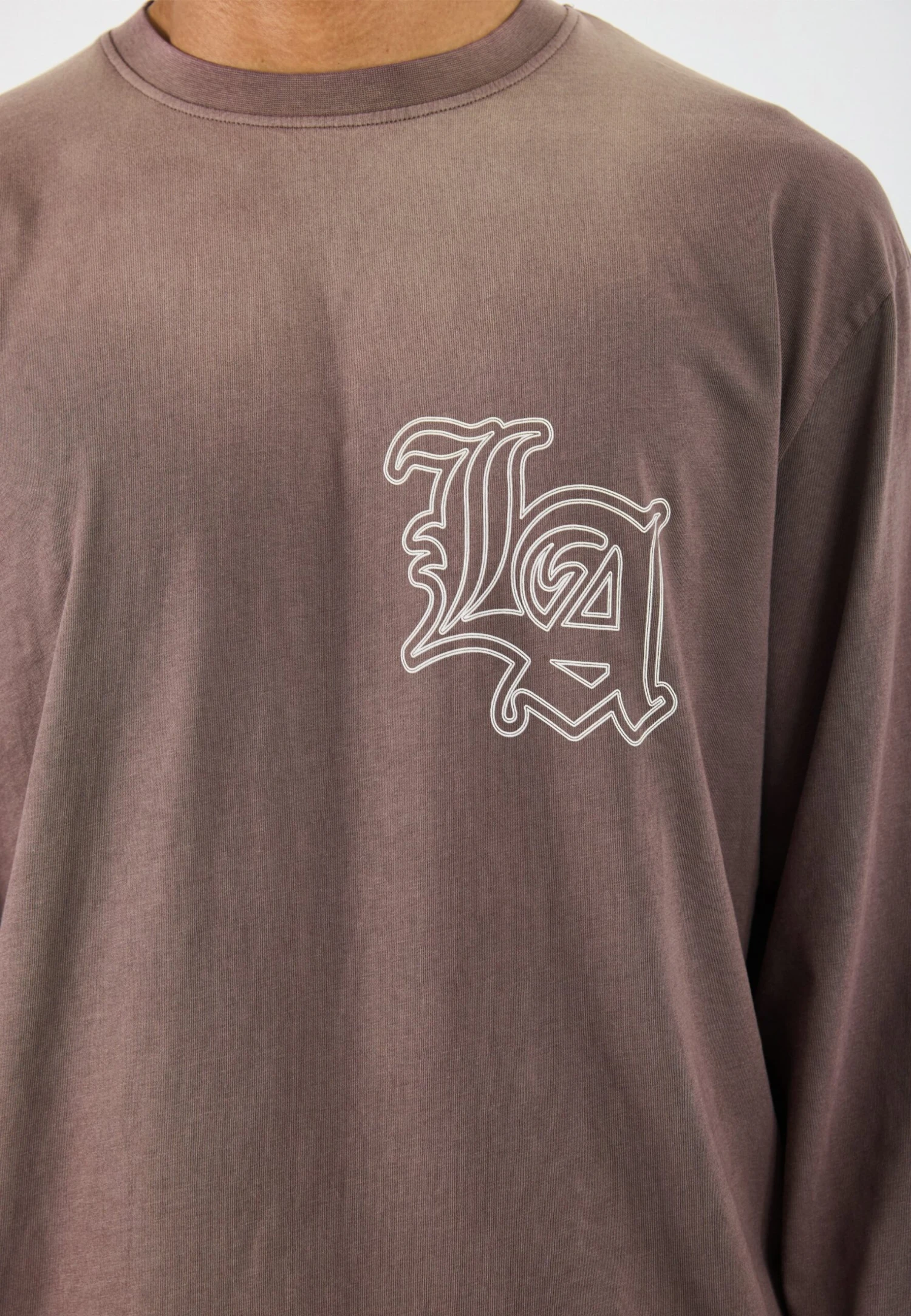 YOURTURN UNISEX - Long Sleeved Top - Brown Wash 9 YOURTURN UNISEX - Long Sleeved Top - Brown Wash - Image 7