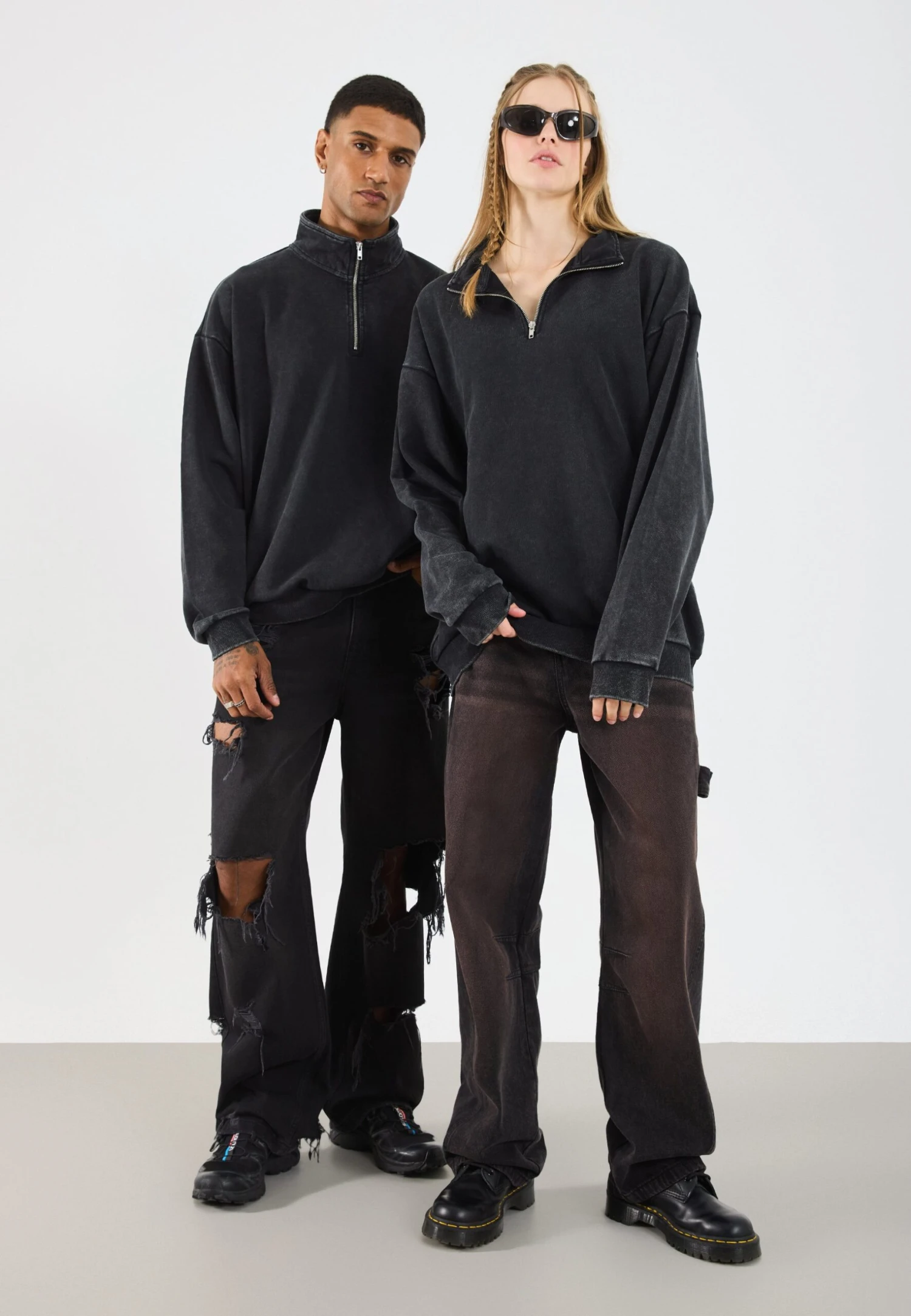 YOURTURN Sweatshirt - 103 - Dark Grey 6 YOURTURN Sweatshirt - 103 - Dark Grey - Image 4