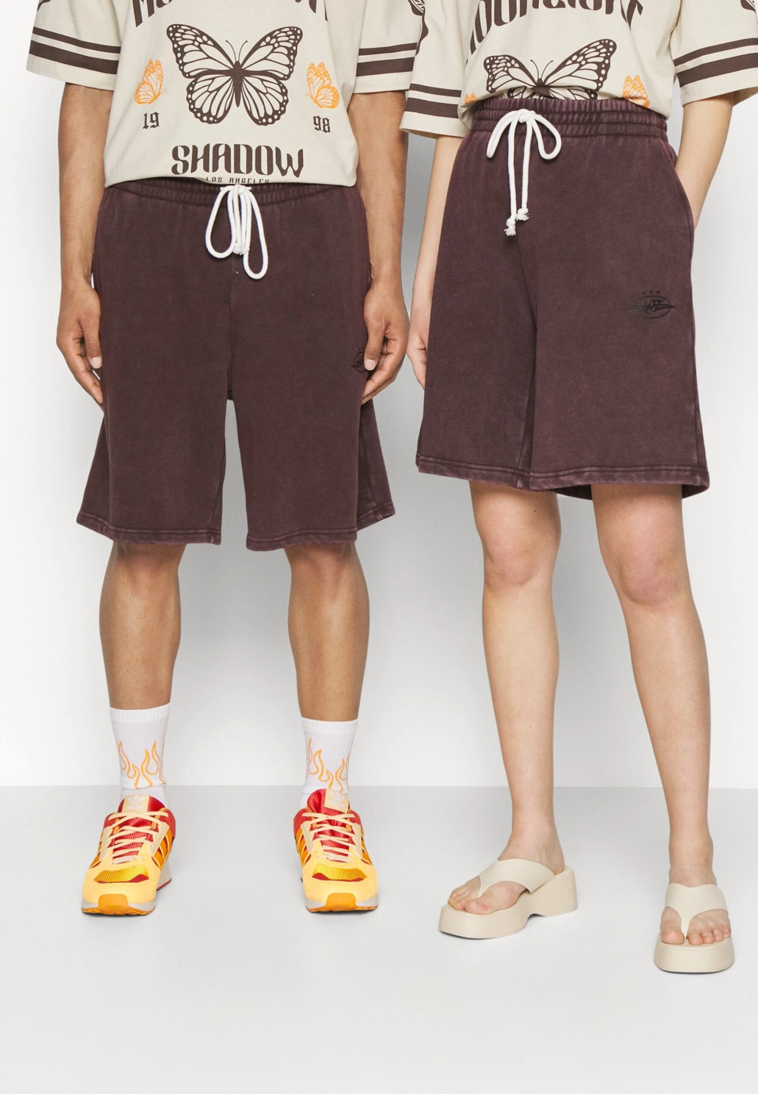 YOURTURN Unisex - Shorts - Dark Brown 3 YOURTURN Unisex - Shorts - Dark Brown