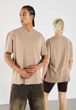 YOURTURN UNISEX BASIC GARMENT WASHED - Basic T-shirt - Taupe 13 YOURTURN UNISEX BASIC GARMENT WASHED - Basic T-shirt - Taupe -Yourturn Shop c653884e43434871a892caec7ec195c2