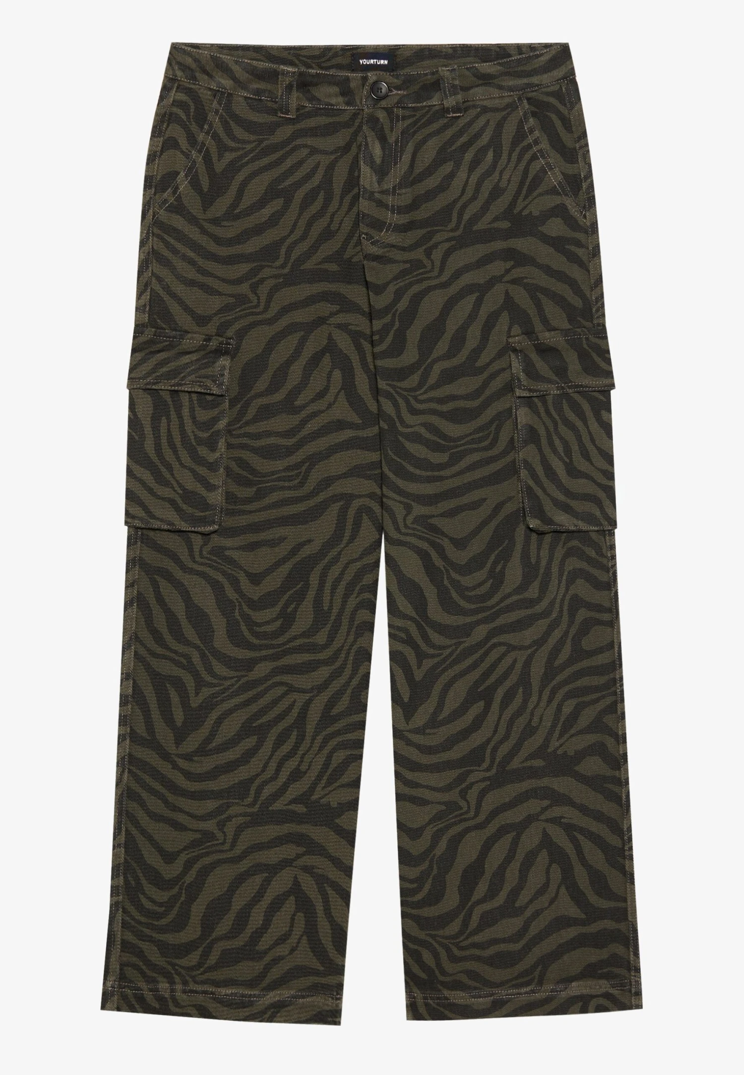 YOURTURN UNISEX - Cargo Trousers - Green 8 YOURTURN UNISEX - Cargo Trousers - Green - Image 6