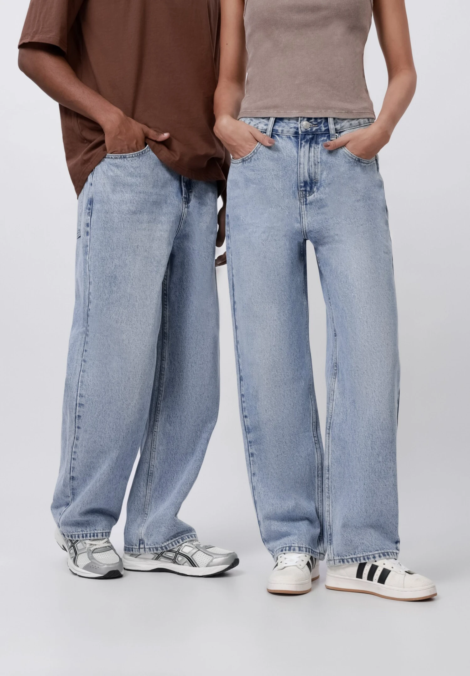 YOURTURN UNISEX - Straight Leg Jeans - Mid-blue Denim 3 YOURTURN UNISEX - Straight Leg Jeans - Mid-blue Denim