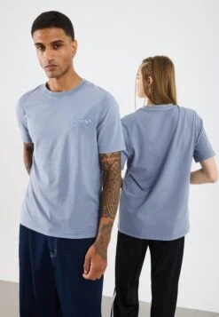 YOURTURN UNISEX - Print T-shirt - Washed Blue -Yourturn Shop cc9d57ab048048c09b439ff700a0055b