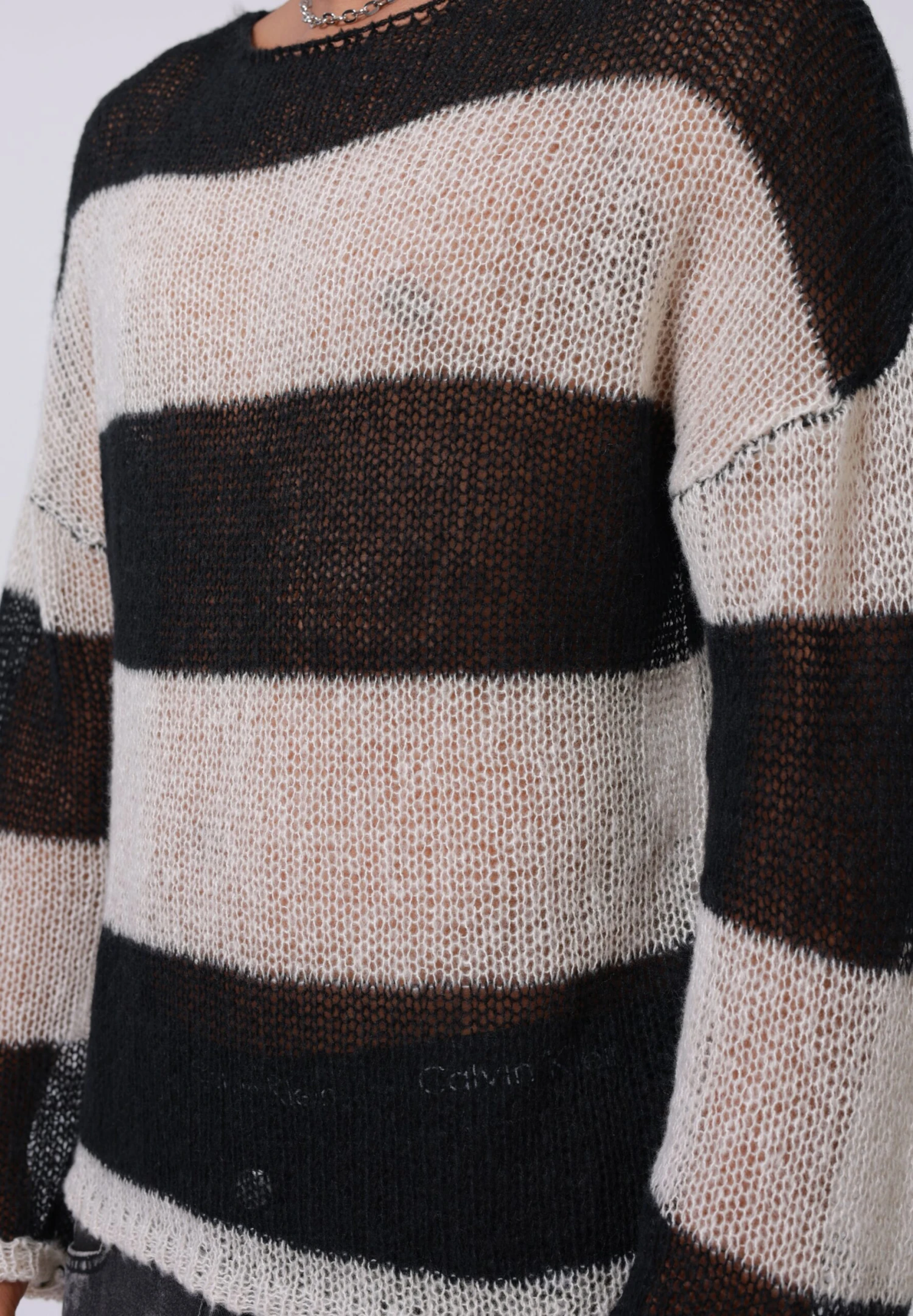 YOURTURN UNISEX - Jumper - Black/white 7 YOURTURN UNISEX - Jumper - Black/white - Image 5