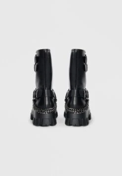 YOURTURN UNISEX - Cowboy/biker Ankle Boot - Black 10 YOURTURN UNISEX - Cowboy/biker Ankle Boot - Black -Yourturn Shop cf49d21532da4e30b60e71e60aad921e