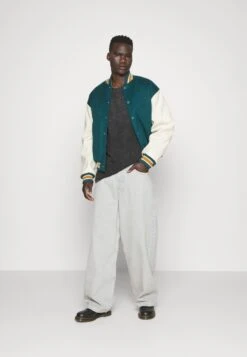 YOURTURN 2 Pack Unisex - Basic T-Shirt - Black/Olive