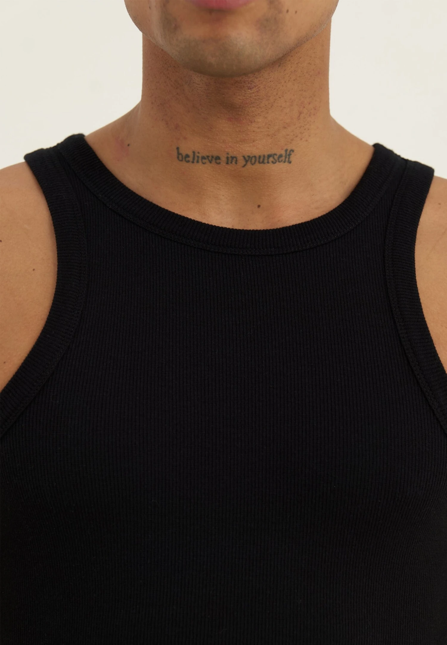 YOURTURN BASIC RIB MUSCLE RACER TANKS UNISEX 2 PACK - Top - Black 10 YOURTURN BASIC RIB MUSCLE RACER TANKS UNISEX 2 PACK - Top - Black - Image 8