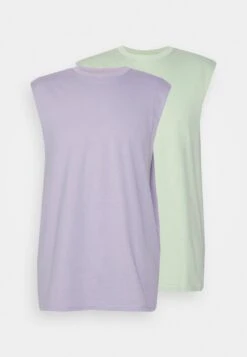 YOURTURN Unisex 2 Pack - Top - Lilac/Light Green -Yourturn Shop d2e0315a2c7747039305747e997ed191