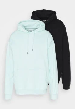 YOURTURN 2 Pack Unisex - Hoodie - Black/Mint -Yourturn Shop d48eda3a2a1a4933a826b17f7f0a21bd