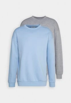 YOURTURN Unisex 2 Pack - Sweatshirt - Light Blue/Mottled Grey -Yourturn Shop d5605caa08164fc8800d1ae1108c4f57
