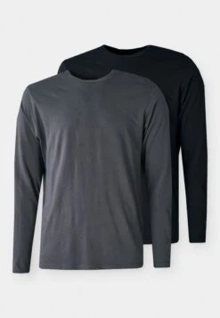 YOURTURN 2 PACK - Long Sleeved Top - True Black/forged Iron -Yourturn Shop d6458761adb145f68f87e9a84f3f1eb3