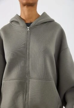 YOURTURN SCUBA ZIP UNISEX - Zip-up Sweatshirt - Castor Gray 19 YOURTURN SCUBA ZIP UNISEX - Zip-up Sweatshirt - Castor Gray -Yourturn Shop d82a75b5547345299b3c069edc737f36