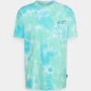 YOURTURN Unisex - Print T-Shirt - Blue/Green