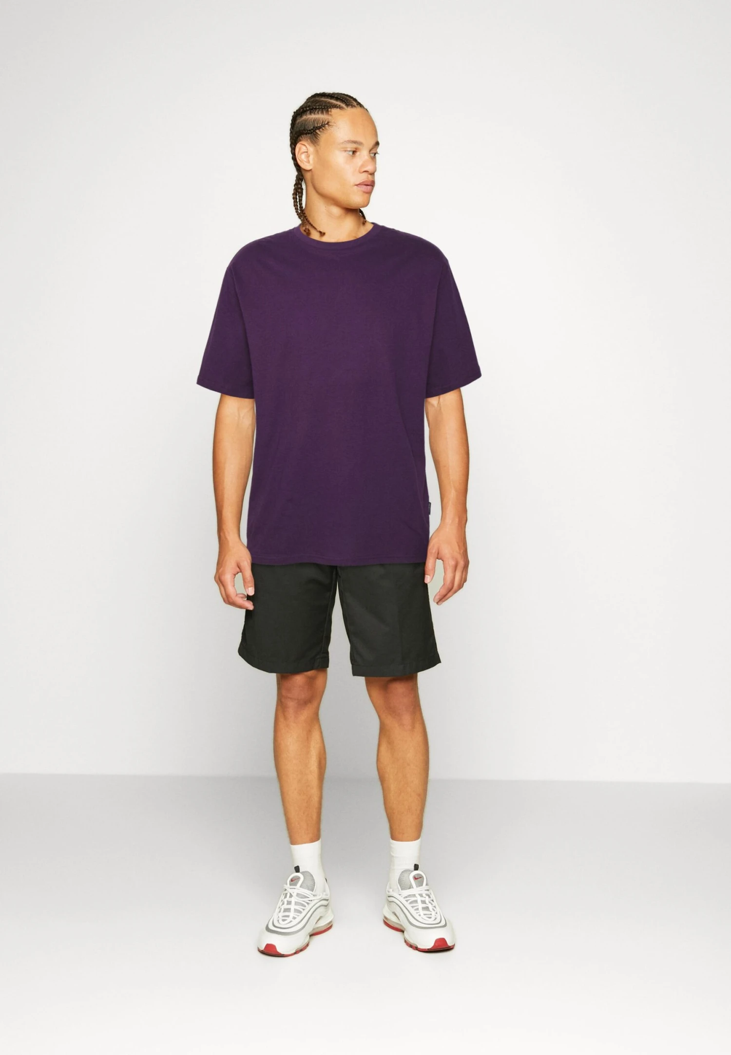 YOURTURN 3Pack Unisex - Basic T-Shirt - Grey/Purple/Black 3 YOURTURN 3Pack Unisex - Basic T-Shirt - Grey/Purple/Black