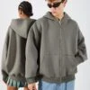 YOURTURN SCUBA ZIP UNISEX - Zip-up Sweatshirt - Castor Gray -Yourturn Shop dbb74468369f4655b54b4c2cdcebc457