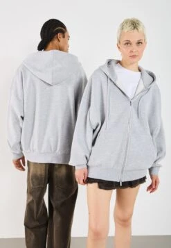 YOURTURN OVERSIZE BASIC ZIP HOODIE UNISEX - Zip-up Sweatshirt - Mottled-grey 13 YOURTURN OVERSIZE BASIC ZIP HOODIE UNISEX - Zip-up Sweatshirt - Mottled-grey -Yourturn Shop dbdc5bbac5c745798e6e94f9f90b93a6