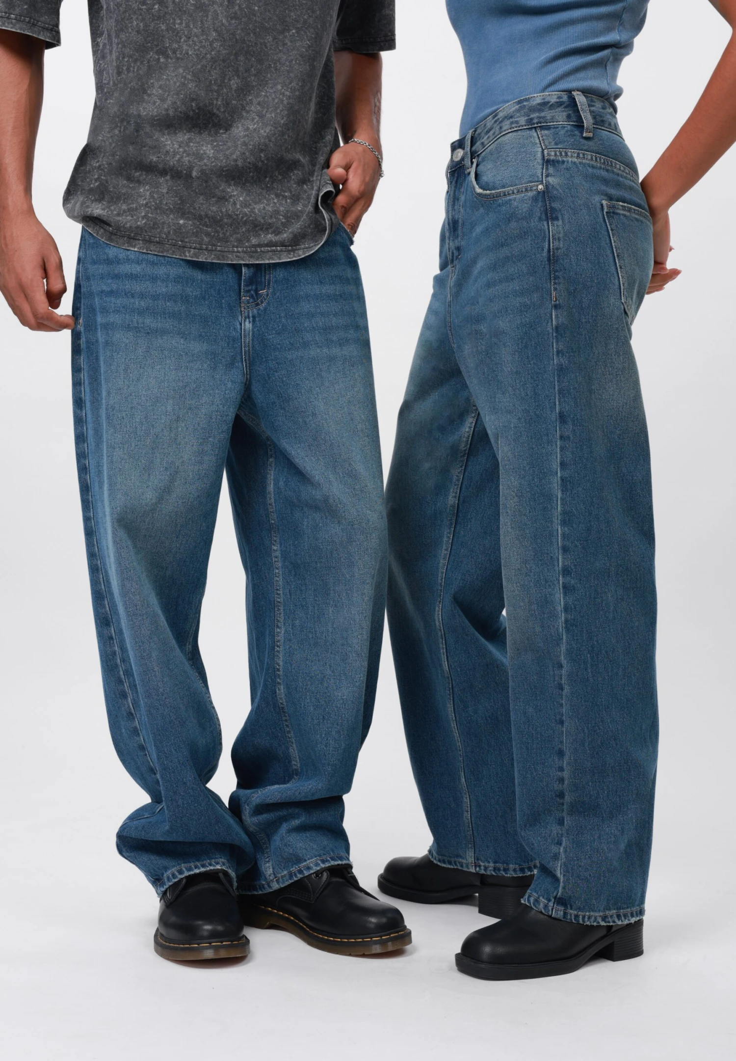 YOURTURN UNISEX - Straight Leg Jeans - Dark Blue Denim 5 YOURTURN UNISEX - Straight Leg Jeans - Dark Blue Denim - Image 3