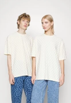 YOURTURN Unisex - Print T-Shirt - Off-White