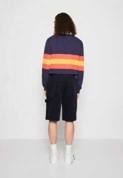 YOURTURN Wide Fit Carpenter Corduroy Unisex - Shorts - Dark Blue -Yourturn Shop dd4659753b054932afba79d13b980f60