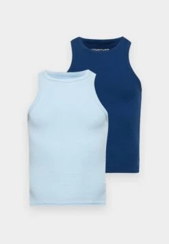 YOURTURN BASIC RIB MUSCLE RACER TANKS UNISEX 2 PACK - Top - Black 29 YOURTURN BASIC RIB MUSCLE RACER TANKS UNISEX 2 PACK - Top - Black -Yourturn Shop dd8e004bafdf4ef686e149866bfa7909