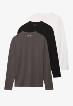 YOURTURN UNISEX 3 PACK - Long Sleeved Top - Gray/ 25 YOURTURN UNISEX 3 PACK - Long Sleeved Top - Gray/ -Yourturn Shop deb784cdff3f4704bcf57ce0e8a3559d 3