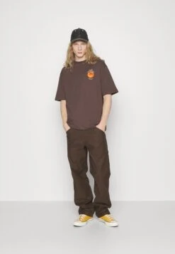 YOURTURN Unisex - Print T-Shirt - Brown 9 YOURTURN Unisex - Print T-Shirt - Brown -Yourturn Shop e5a1ed99fd6549b6b8fd14b1584683ed