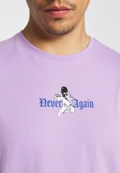 YOURTURN Oversize Unisex - Print T-Shirt - Lilac 13 YOURTURN Oversize Unisex - Print T-Shirt - Lilac -Yourturn Shop e6368f57d85f4574a3034a72175885ce
