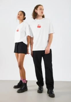 YOURTURN UNISEX 2 PACK - Basic T-shirt - True Black/bright White