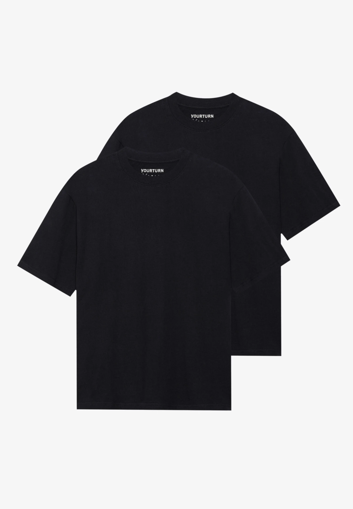 YOURTURN UNISEX 2 PACK BASIC BOXY T SHIRT - Basic T-shirt - Coffee Bean/egret 14 YOURTURN UNISEX 2 PACK BASIC BOXY T SHIRT - Basic T-shirt - Coffee Bean/egret - Image 12