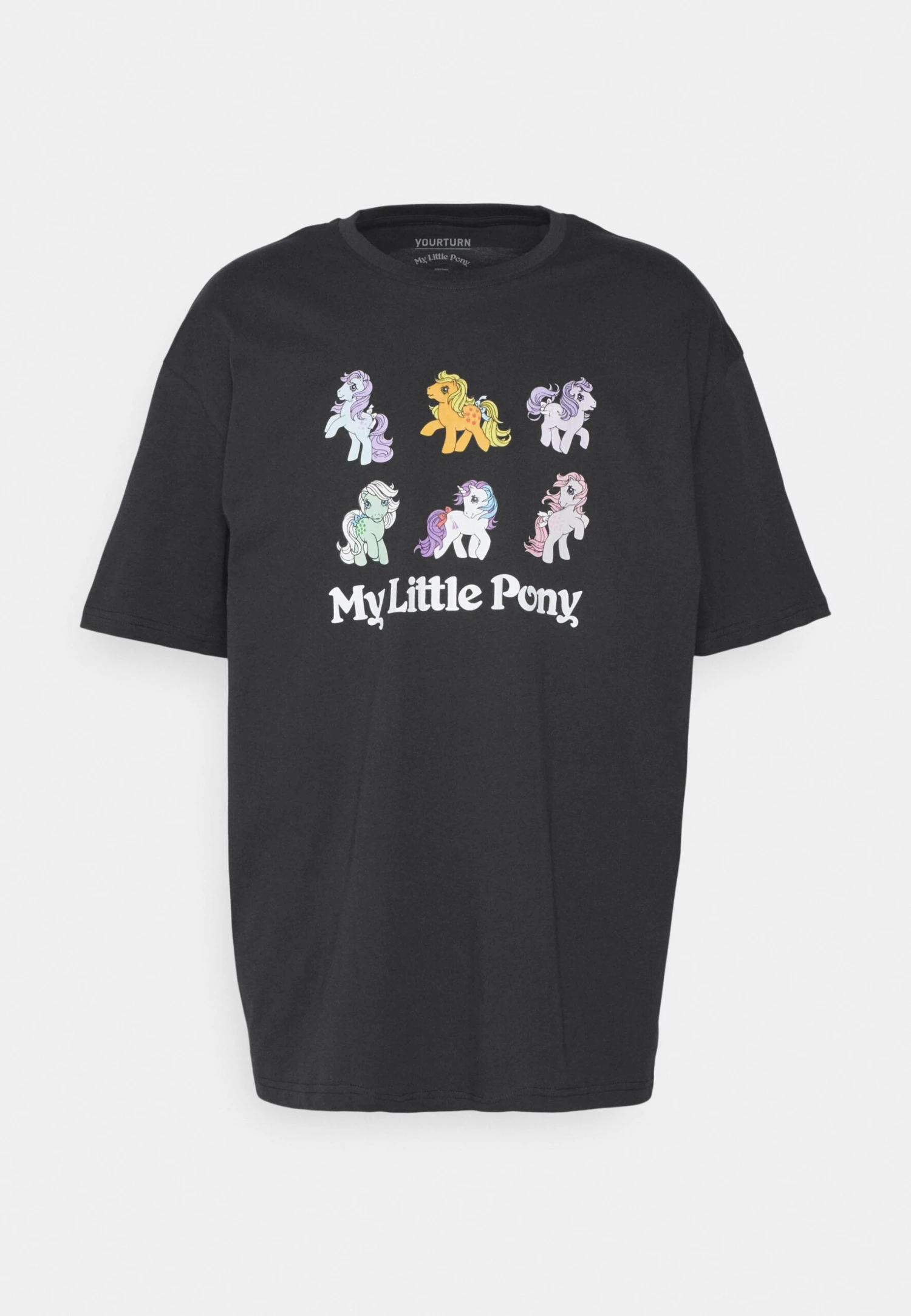 YOURTURN My Little Pony Unisex - Print T-Shirt - Black 7 YOURTURN My Little Pony Unisex - Print T-Shirt - Black - Image 5