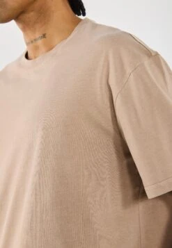 YOURTURN UNISEX BASIC GARMENT WASHED - Basic T-shirt - Taupe 17 YOURTURN UNISEX BASIC GARMENT WASHED - Basic T-shirt - Taupe -Yourturn Shop eaf915bf34cd42059bfa1cf4b7bfb884