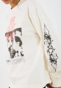 YOURTURN UNISEX - Long Sleeved Top - White -Yourturn Shop eb04a45e33e4477a8381b9b34c696f4f