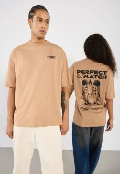 YOURTURN UNISEX - Print T-shirt - Woodsmoke