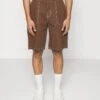 YOURTURN Unisex - Denim Shorts - Brown -Yourturn Shop ed5d26a5f0ab47b69974ad3451b1f5c7