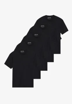 YOURTURN UNISEX 5 PACK BASIC LOOSE T-SHIRT - Basic T-shirt - White -Yourturn Shop ef492f5f5170484bb5cbb1fe2415044e